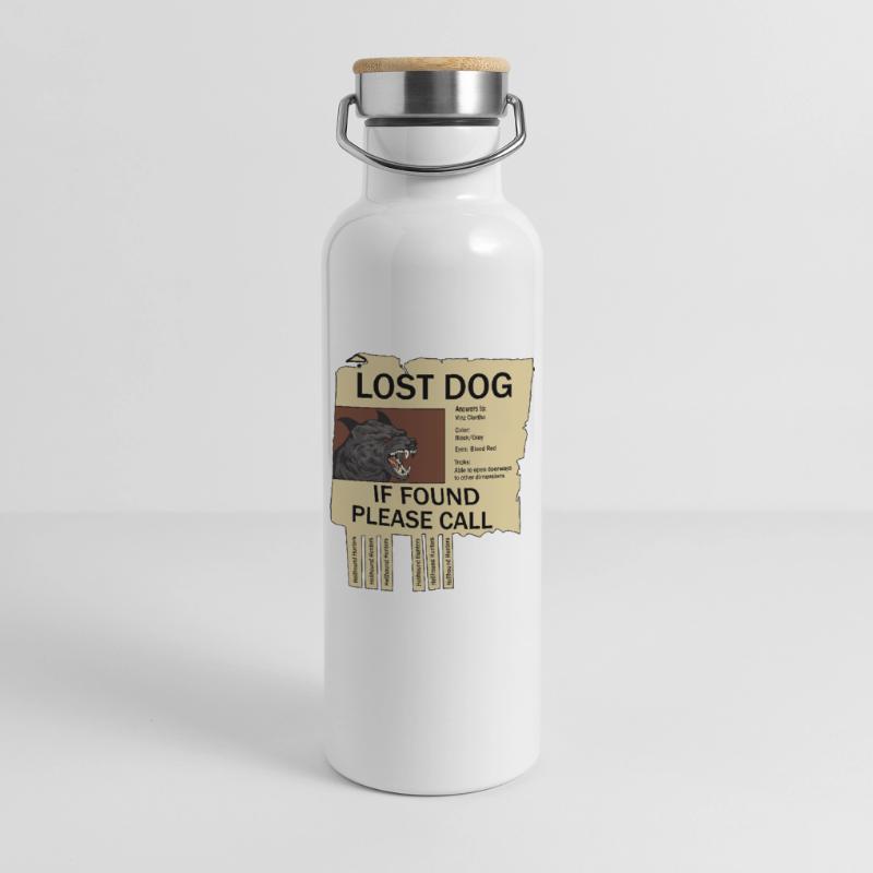 Missing Hellhound Thermal Bottle with Bamboo Lid