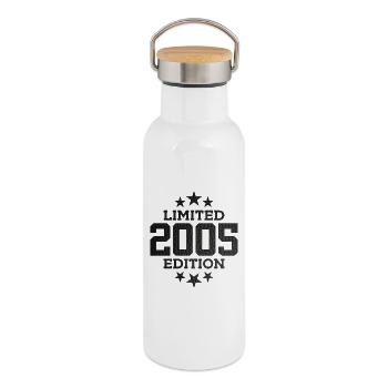 LIMITED EDITION 2005 21ST BIRTHDAY - Thermal Bottle with Bamboo Lid - white - Right