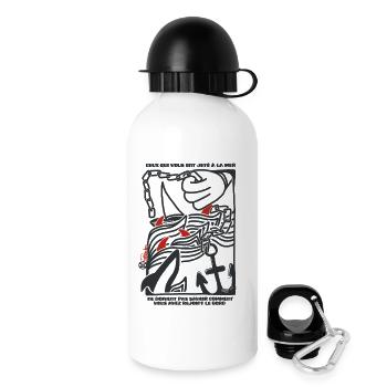Combat and Divine Protection - Drinks Bottle with Lid 500 ml - white - Right
