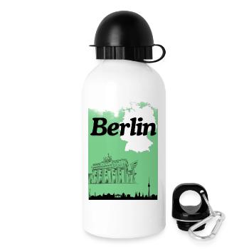 Berlin  - Trinkflasche mit Deckel 500 ml - Weiß - Rechts