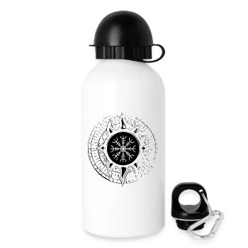 Aegishjalmur Helm blanc Ægir - Gourde avec bouchon 500 ml - blanc - Droite