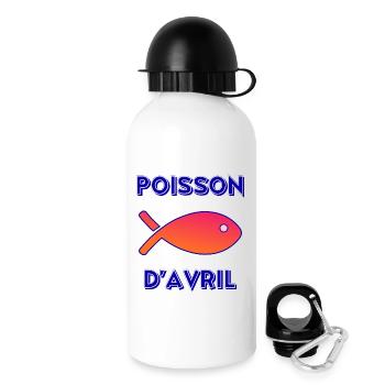 FISH. APRIL FOOL - Drinks Bottle with Lid 500 ml - white - Right