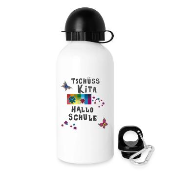 Goodbye Kita Hello School - Drinks Bottle with Lid 500 ml - white - Right