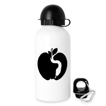 Snake & Apple - Drinks Bottle with Lid 500 ml - white - Right