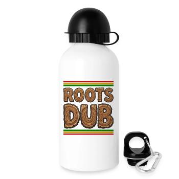 Roots Dub Holz - Trinkflasche mit Deckel 500 ml - Weiß - Rechts