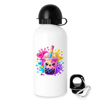 Kawaii Bubble Tea Color Explosion - Drinks Bottle with Lid 500 ml - white - Right