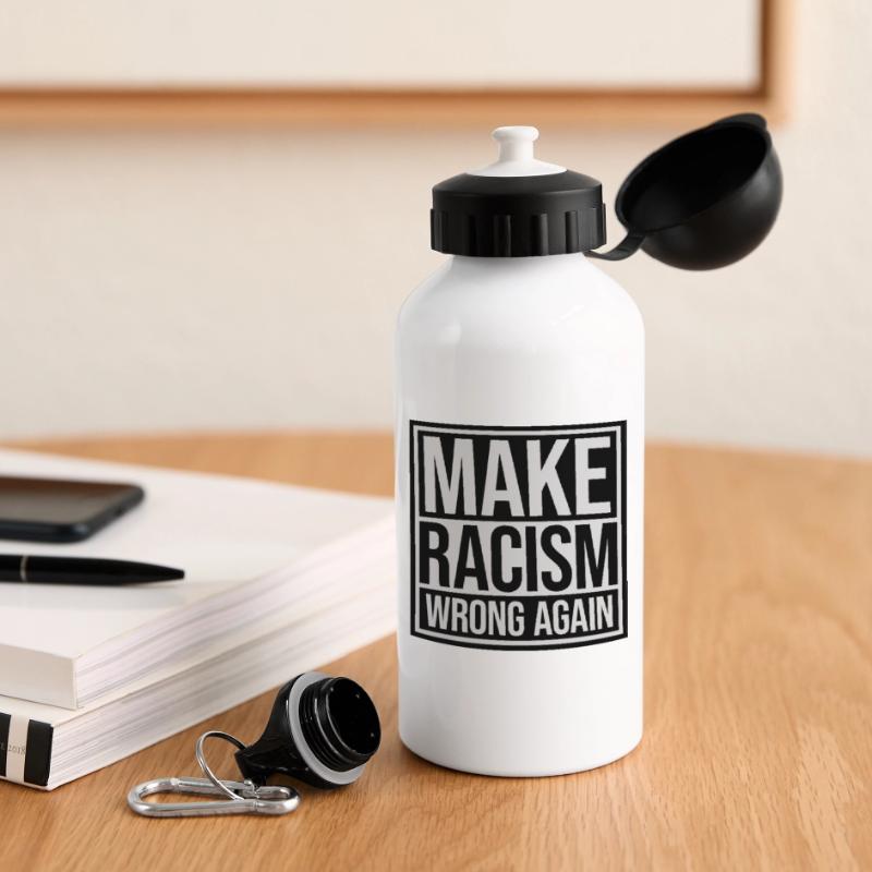make racism wrong again Drinks Bottle with Lid 500 ml