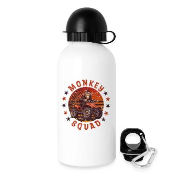 Troupe de Monkey Quad - Gourde avec bouchon 500 ml - blanc - Droite