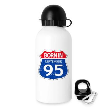 Né_en_septembre_95 - Gourde avec bouchon 500 ml - blanc - Droite