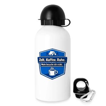 Dicton du camping-car - Gourde avec bouchon 500 ml - blanc - Droite