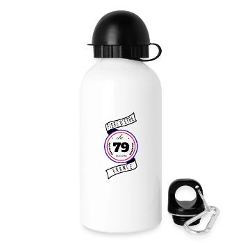 Fière D'être Du 79 Deux-Sèvres France - Gourde avec bouchon 500 ml - blanc - Droite