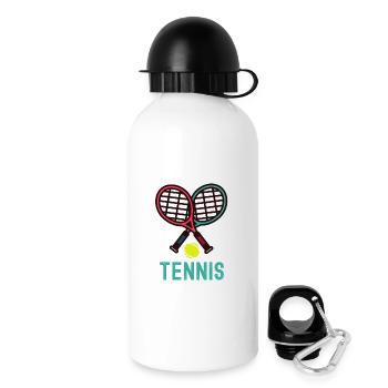 Tennis - Gourde avec bouchon 500 ml - blanc - Droite