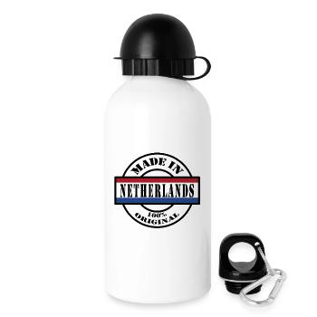 MADE IN NETHERLANDS Hollande Cadeau - Gourde avec bouchon 500 ml - blanc - Droite