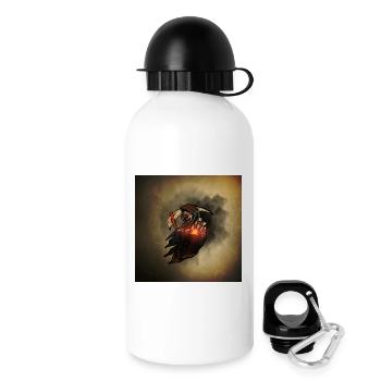 Superbe squelette effrayant - Gourde avec bouchon 500 ml - blanc - Droite