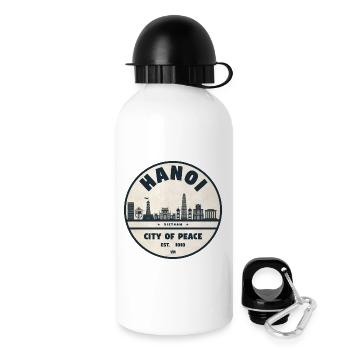 Hanoi City of Tranquility Emblem - Drinks Bottle with Lid 500 ml - white - Right