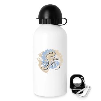 Your sport, your style! Cycling in a cool outfit - Drinks Bottle with Lid 500 ml - white - Right