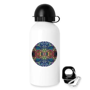 Nature Mandala Paysage Sous-marin - Gourde avec bouchon 500 ml - blanc - Droite