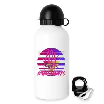 70s mom doing some mom moves - colorful & crazy - Drinks Bottle with Lid 500 ml - white - Right