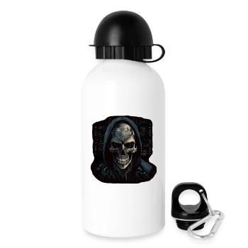Hacker - Trinkflasche mit Deckel 500 ml - Weiß - Rechts