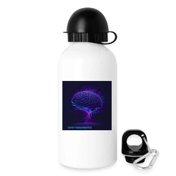 Motivation Rester Cerveau Fasciné - Gourde avec bouchon 500 ml - blanc - Droite