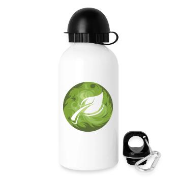 Leaf Nature Conservation Forest Leaves Symbol Colors - Drinks Bottle with Lid 500 ml - white - Right