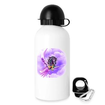 Elegant Colorful Wild Horse - Drinks Bottle with Lid 500 ml - white - Right