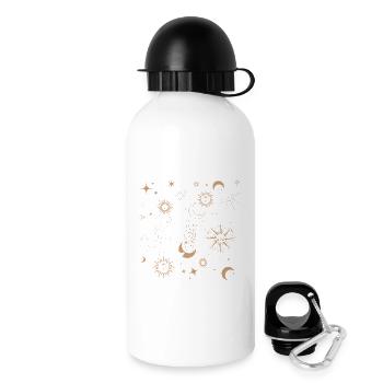 Stellar Golden Sun and Moon - Drinks Bottle with Lid 500 ml - white - Right