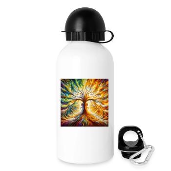 Arbre du Coeur - Gourde avec bouchon 500 ml - blanc - Droite