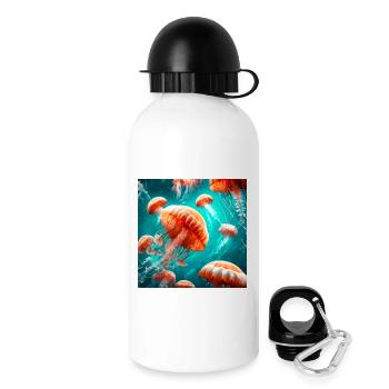 Jellyfish - Drinks Bottle with Lid 500 ml - white - Right