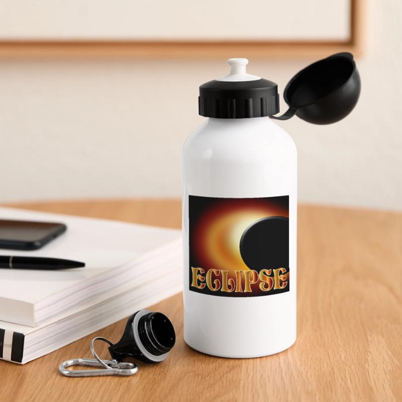 SOLAR ECLIPSE ECLIPSE ASTRONOMY Drinks Bottle with Lid 500 ml