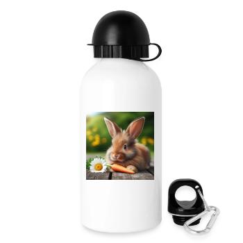 Adorable bunny - Drinks Bottle with Lid 500 ml - white - Right