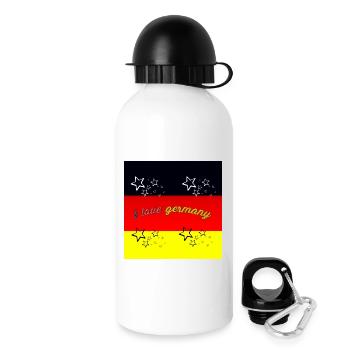 i love germany - Drinks Bottle with Lid 500 ml - white - Right