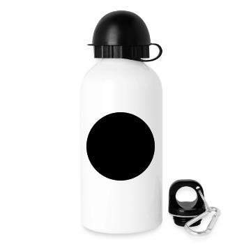 Punkt Kreisfläche - Trinkflasche mit Deckel 500 ml - Weiß - Rechts