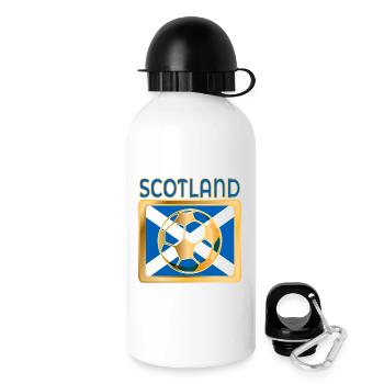 FUSSBALL FUSSBALL SCHOTTLAND - Trinkflasche mit Deckel 500 ml - Weiß - Rechts