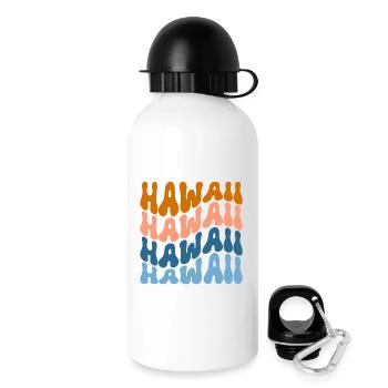 Hawaï - Gourde avec bouchon 500 ml - blanc - Droite