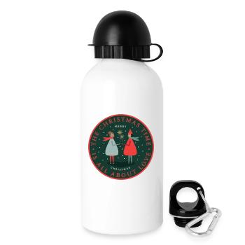 Christmas Duet: Love Sparks - Drinks Bottle with Lid 500 ml - white - Right