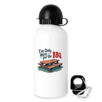 Seulement ici pour le BBQ - Gourde avec bouchon 500 ml - blanc - Droite