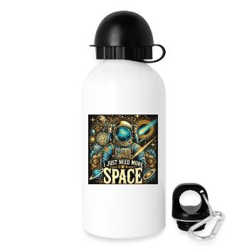 MORE SPACE - Trinkflasche mit Deckel 500 ml - Weiß - Rechts