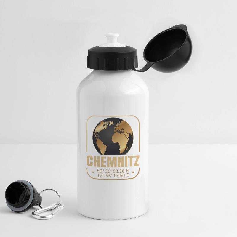 Chemnitz Trinkflasche mit Deckel 500 ml