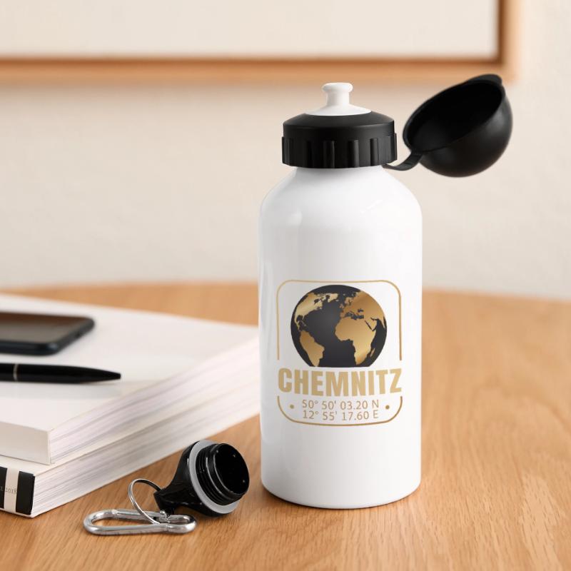 Chemnitz Trinkflasche mit Deckel 500 ml