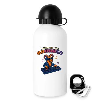 Goat DJ - Pump Up the Baaaass - Gourde avec bouchon 500 ml - blanc - Droite