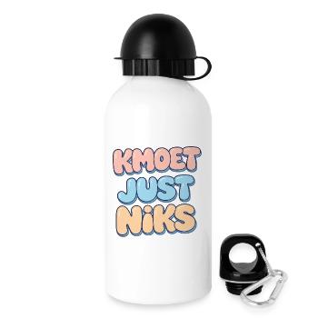 Kmoet just nothing, Dialecte anversois Chemises - Gourde avec bouchon 500 ml - blanc - Droite