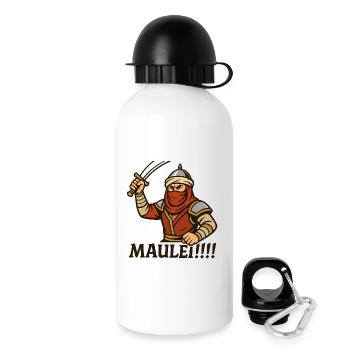Arab Warrior – "Maulei!!" - Drinks Bottle with Lid 500 ml - white - Right