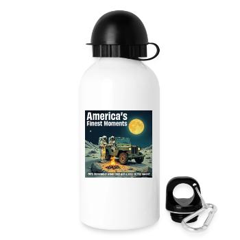 America’s Finest Moments - Drinks Bottle with Lid 500 ml - white - Right