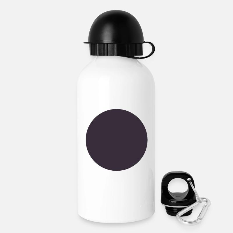 Abstract color explosion on canvas Dark Magenta - Drinks Bottle with Lid 500 ml - white