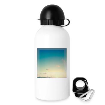 Himmel  - Trinkflasche mit Deckel 500 ml - Weiß - Rechts