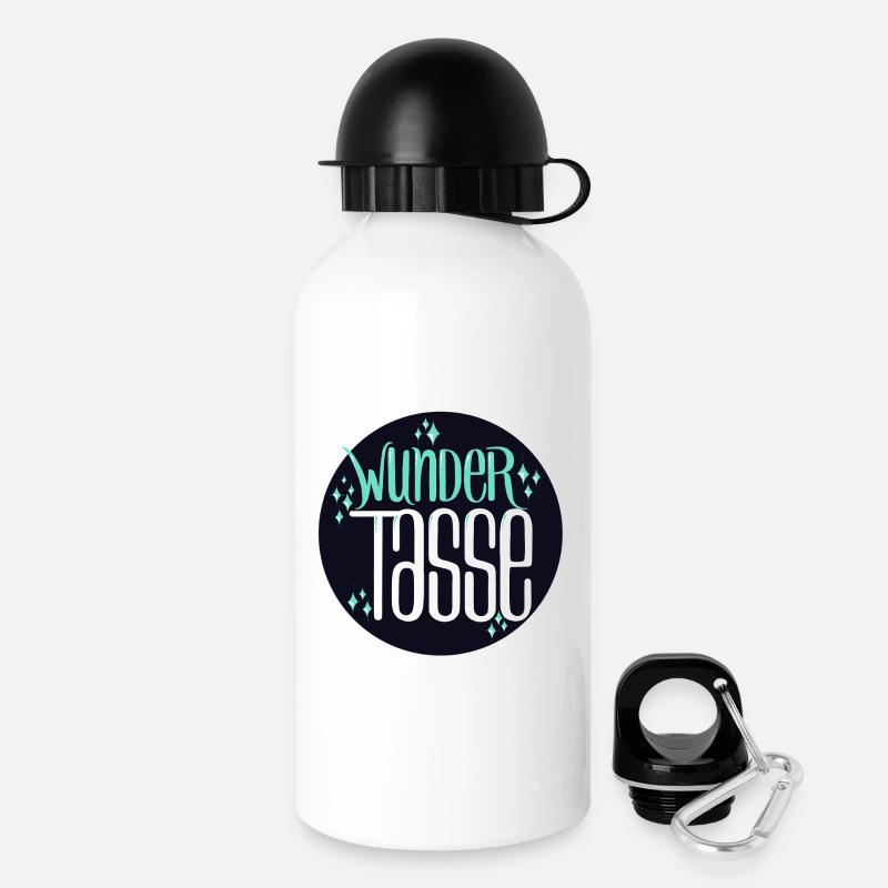 Miracle Mug - Drinks Bottle with Lid 500 ml - white