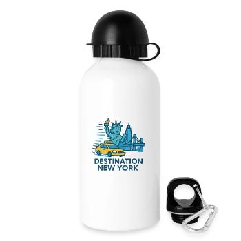 Destination New York - Drinks Bottle with Lid 500 ml - white - Right