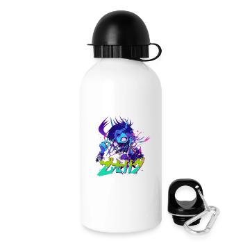 Neon_Oni_Cyberpunk - Trinkflasche mit Deckel 500 ml - Weiß - Rechts