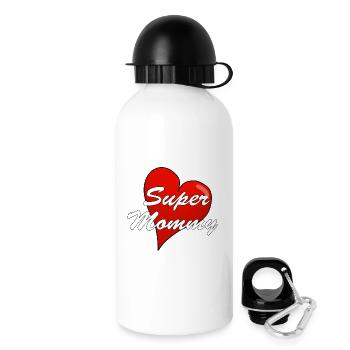 SUPER MOMMY - Drinks Bottle with Lid 500 ml - white - Right